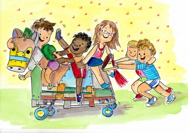 Claselot, donde caben todos  (y hasta una perrita con mucho protagonismo)