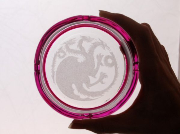 Grabado artesanal en vidrio hecho a mano