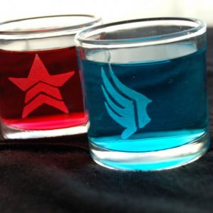 Grabado artesanal en vidrio hecho a mano