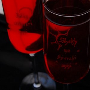 Grabado artesanal en vidrio hecho a mano