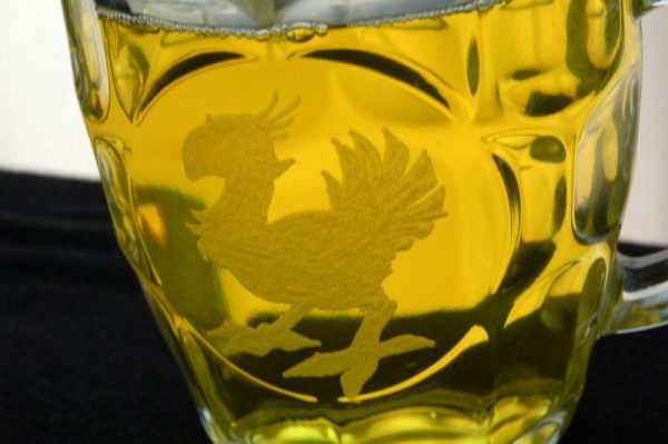 Grabado artesanal en vidrio hecho a mano