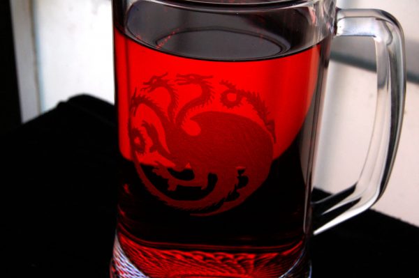 Grabado artesanal en vidrio hecho a mano