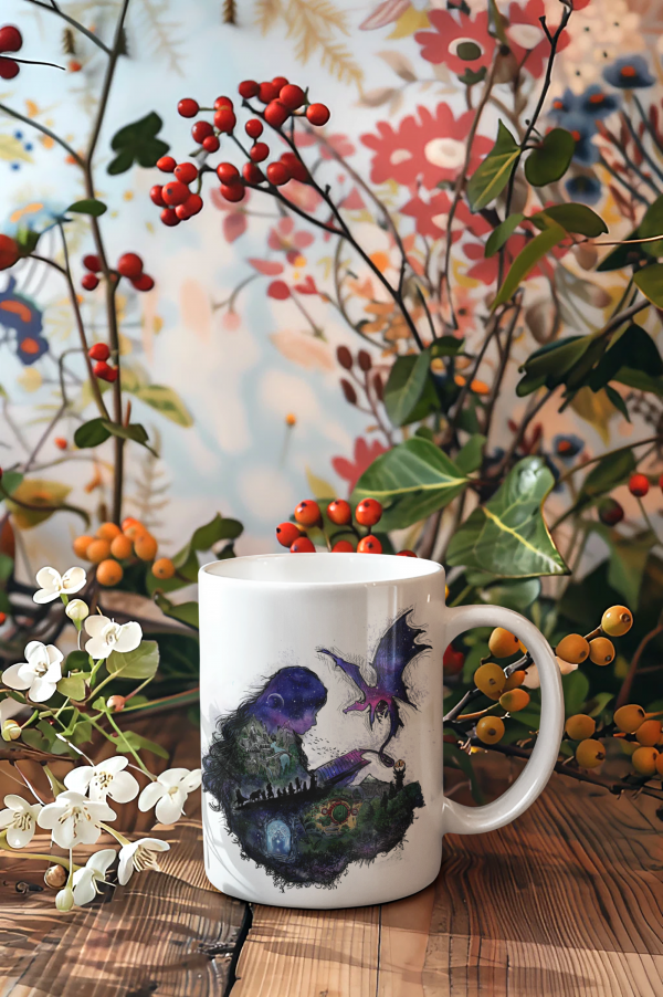 Taza "Leyendo a Tolkien"