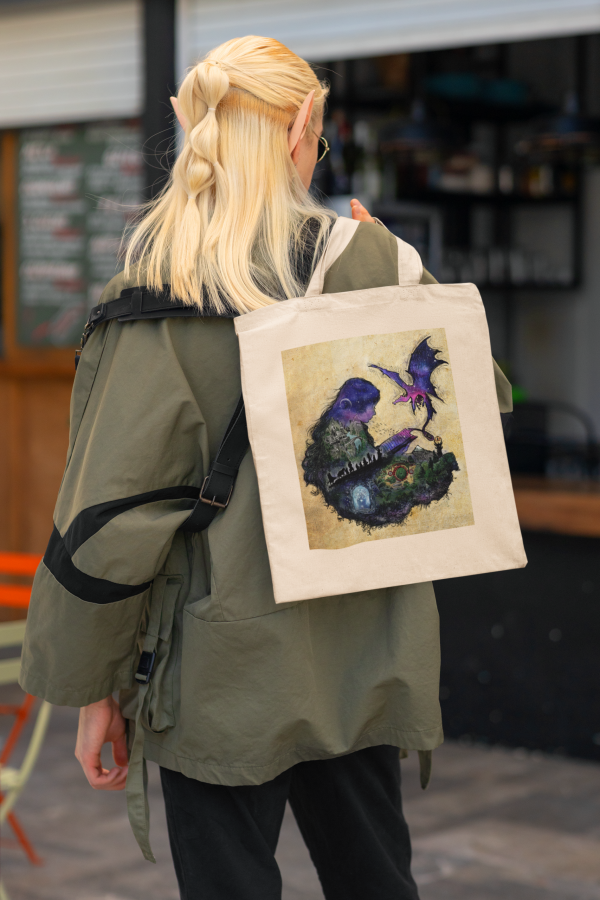 Tote bag de algodón "Leer a Tolkien"