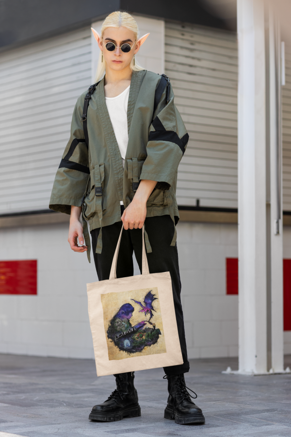 Tote bag de algodón "Leer a Tolkien"