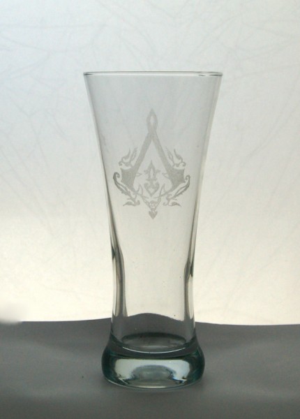 Grabado artesanal en vidrio hecho a mano